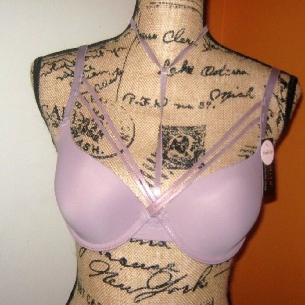 Youmita Toadstool Caged Plunge 38C Push Up Bra NWT